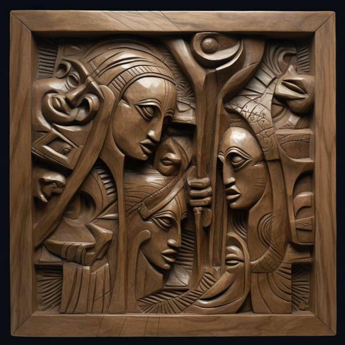 نموذج ثلاثي الأبعاد لآلة CNC 3D Art 